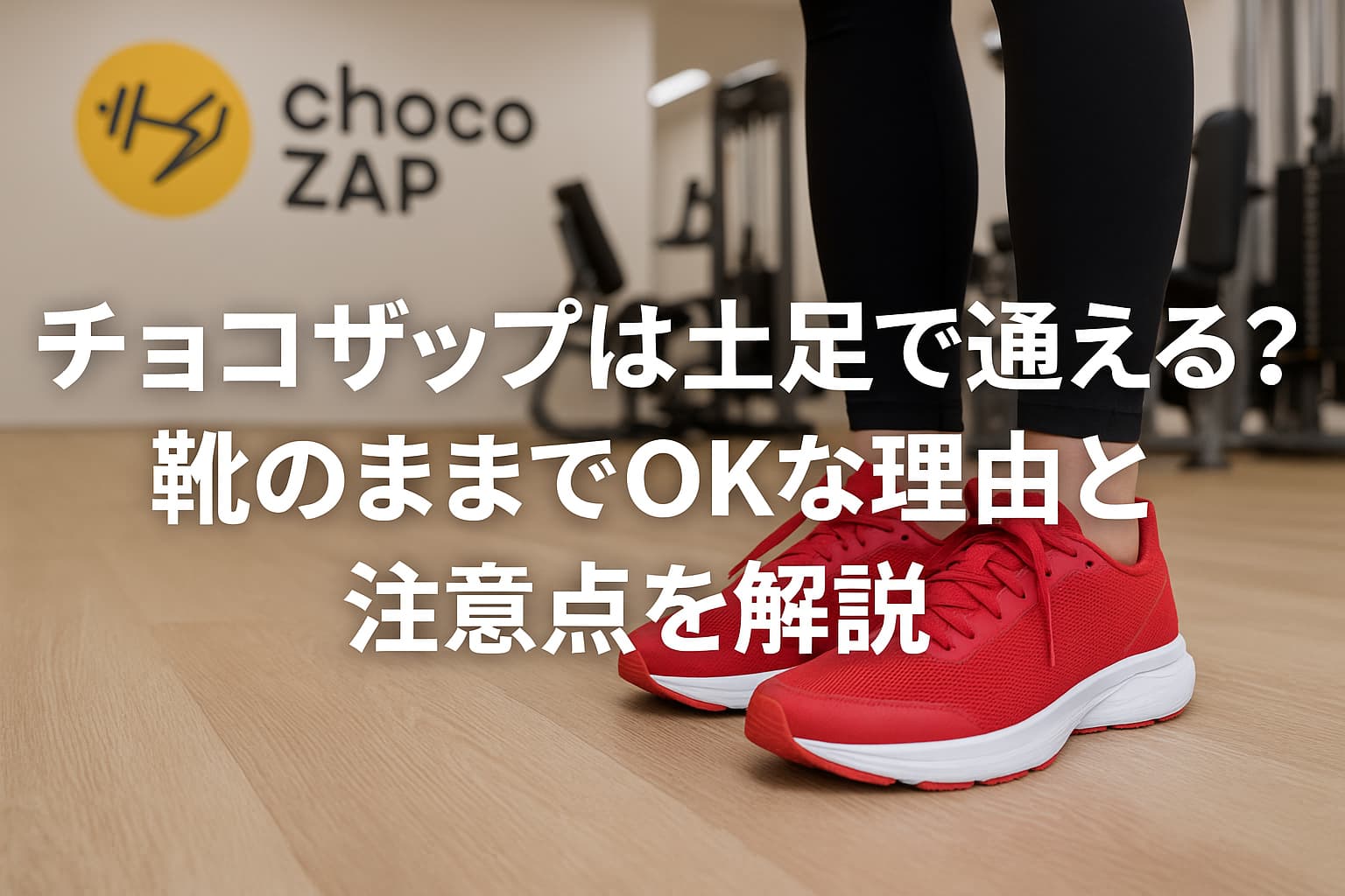 チョコザップ　土足