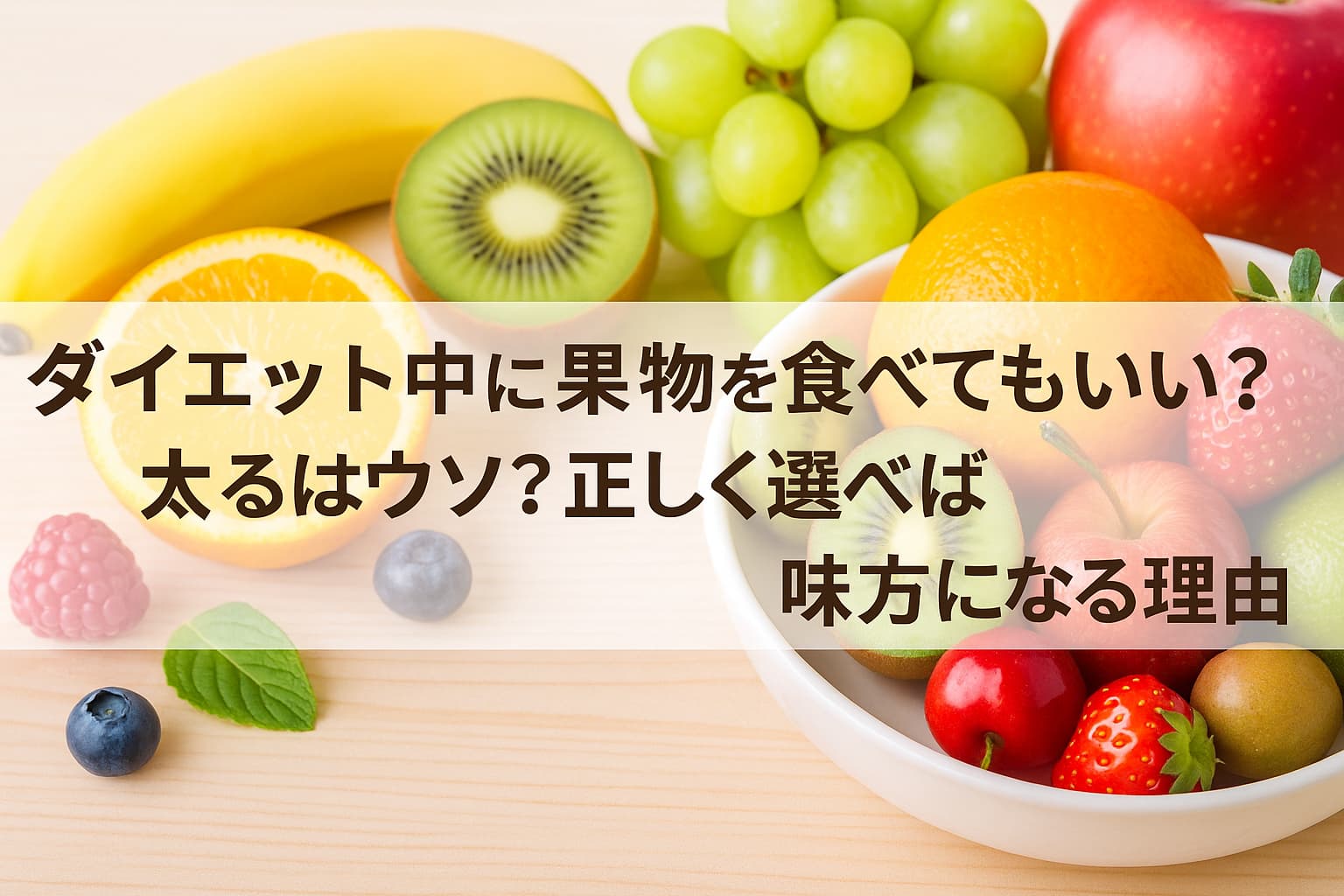 ダイエット中　果物