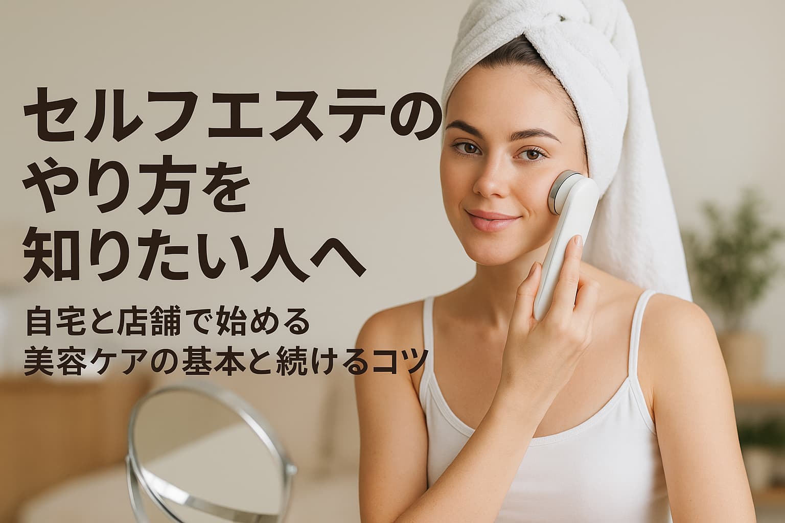 セルフエステ　やり方